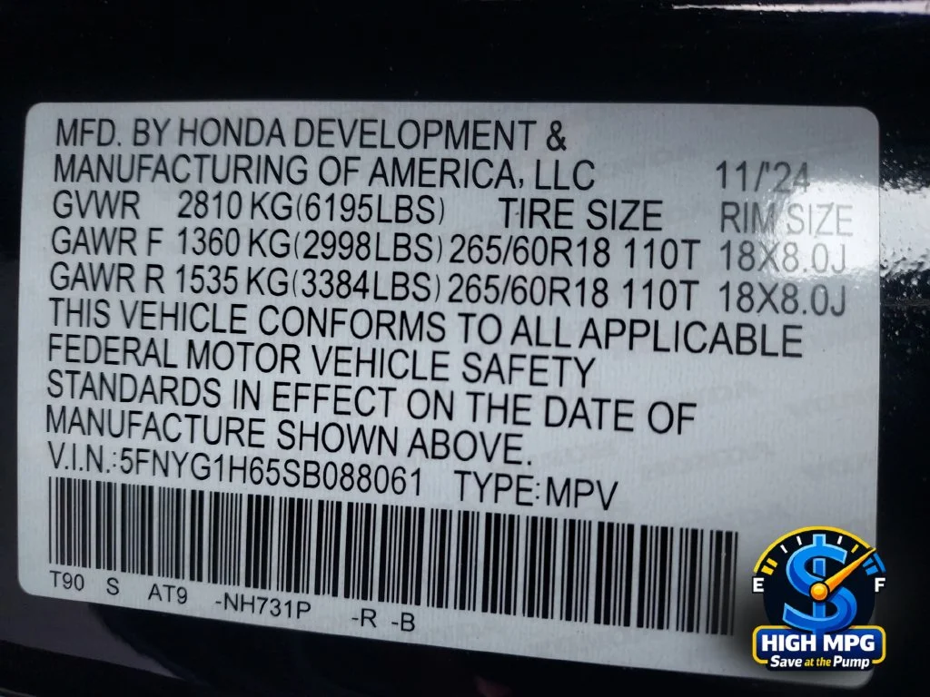 Used 2025 Black Honda TrailSport image 37