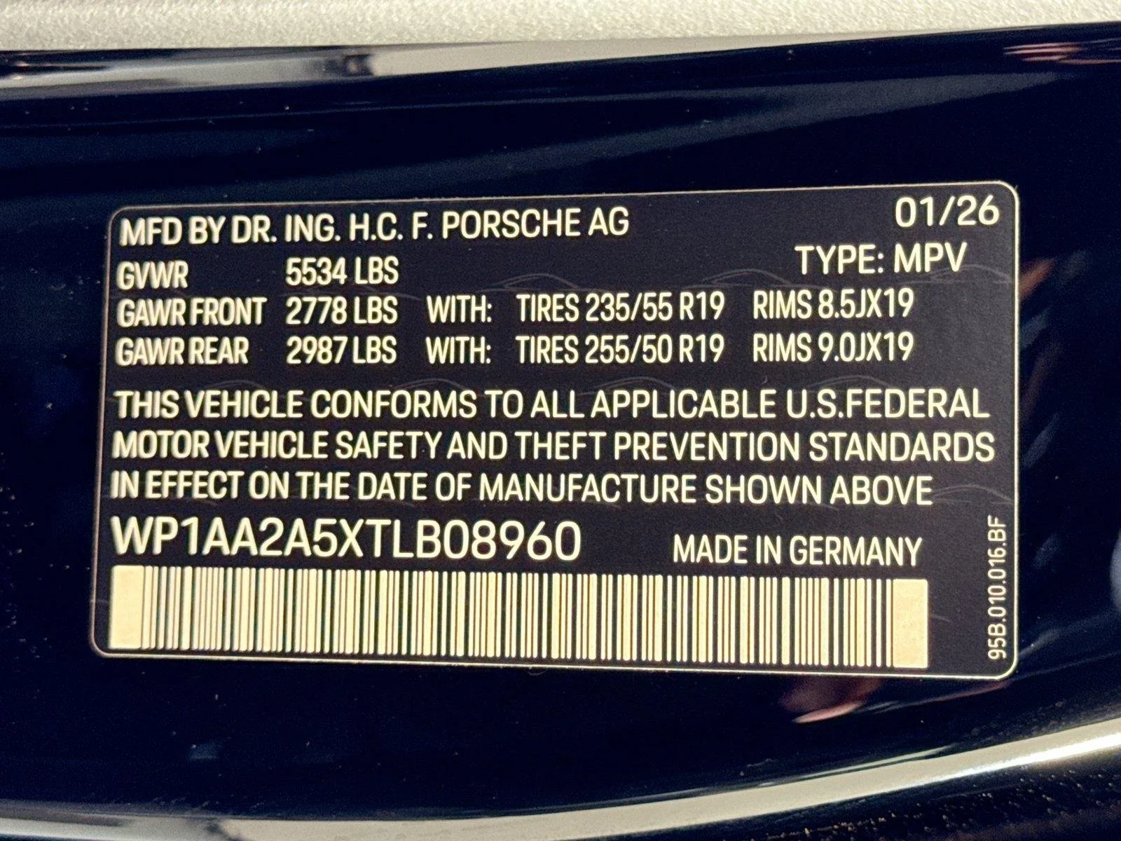 New 2026 Black Porsche  image 26