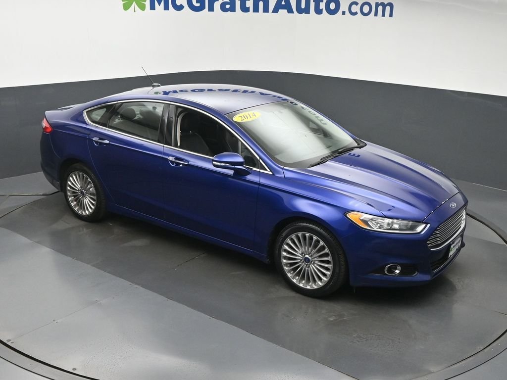 Used 2014 Blue Ford Titanium image 3
