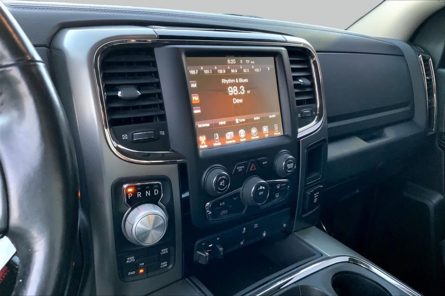 Used 2017 Brilliant Black Crystal Pearlcoat Ram Sport image 6