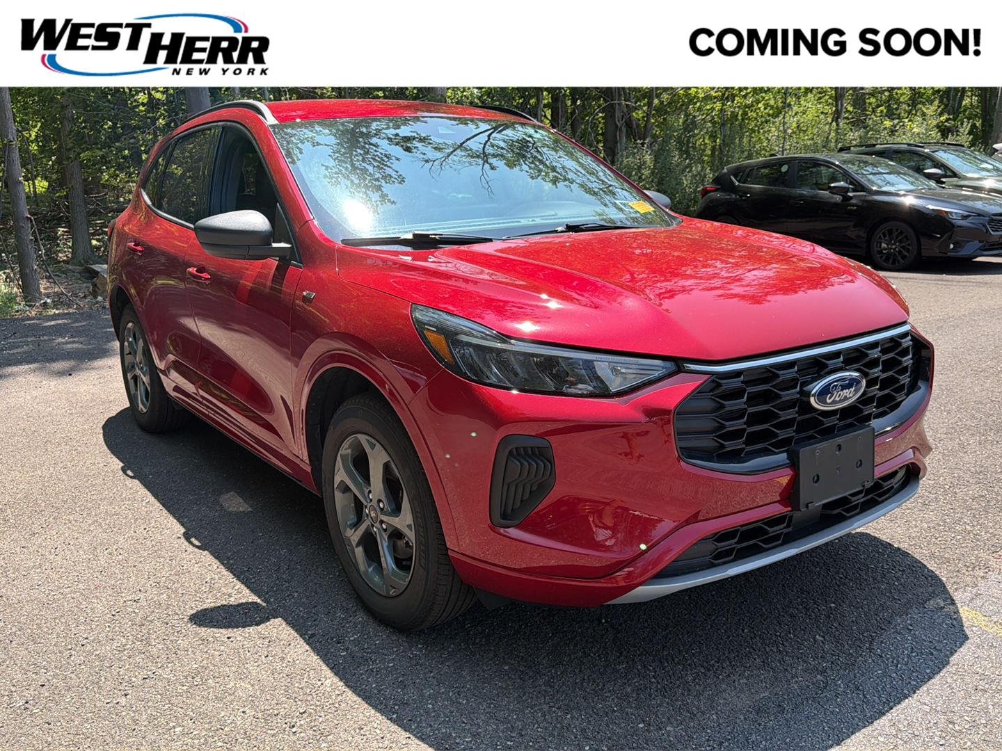 Used 2024 Rapid Red Metallic Tinted Clearcoat Ford ST-Line image 1