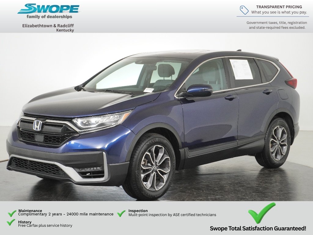 Used 2022 Obsidian Blue Pearl Honda EX image 7