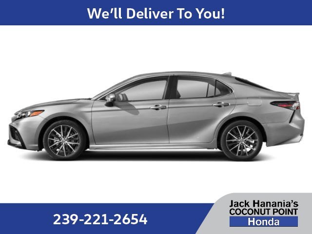 Used 2021 White Toyota SE image 3