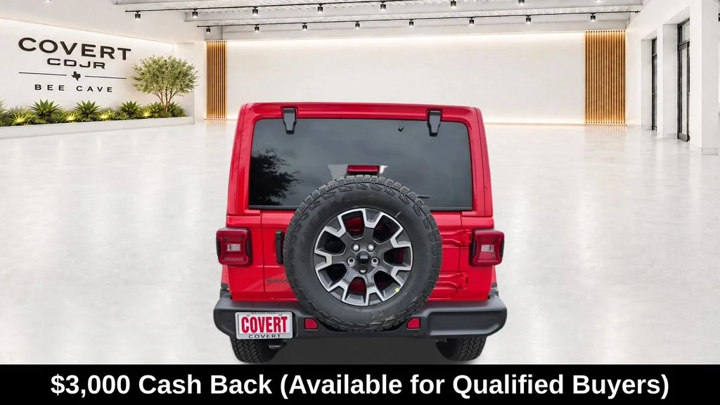 New 2026 Firecracker Red Clear-Coat Exterior Paint Jeep Sahara image 10