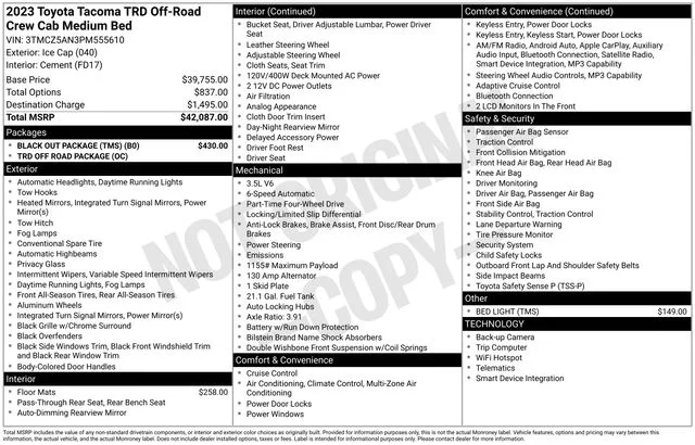 2023 Toyota Tacoma TRD Off Road - Photo 75