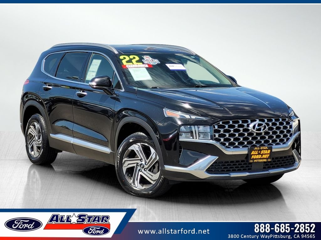 Certified Used 2022 Black Hyundai SEL image 1