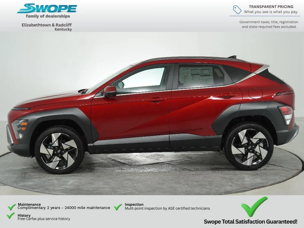 New 2026 Ultimate Red Metallic Hyundai Limited image 6