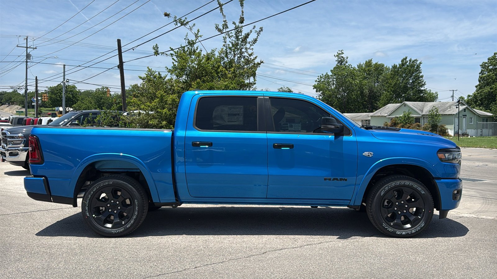 New 2026 Hydro Blue Pearl-Coat Exterior Paint RAM Lone Star image 4