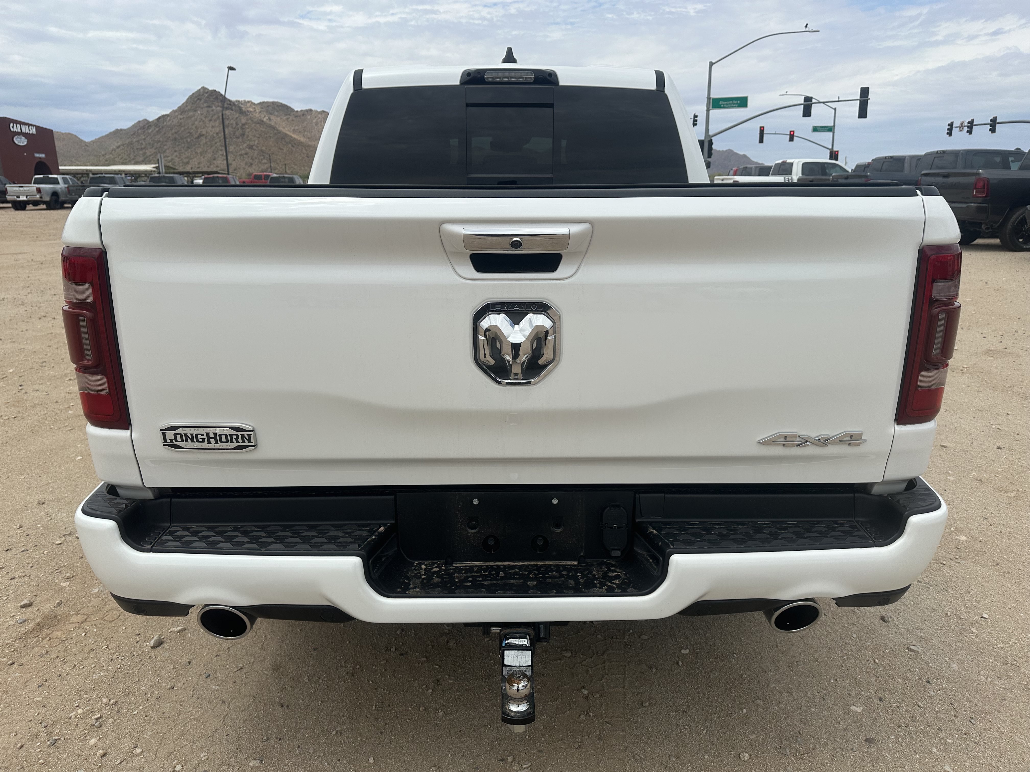 Used 2022 Ivory White Tri-Coat Pearlcoat Ram Longhorn image 4
