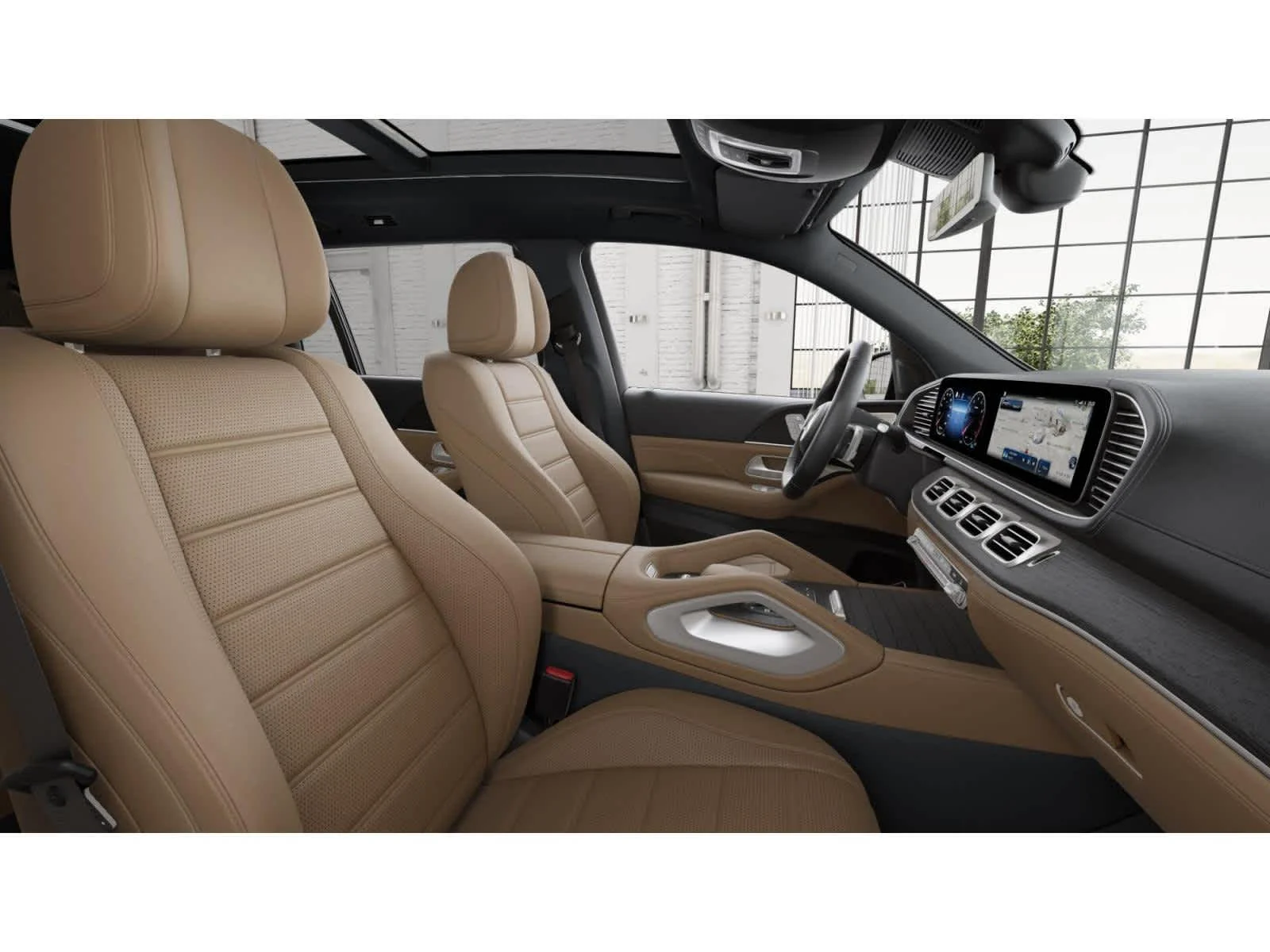 Used 2024 MANUFAKTUR Moonlight White Metallic Mercedes-Benz GLS 450 image 3