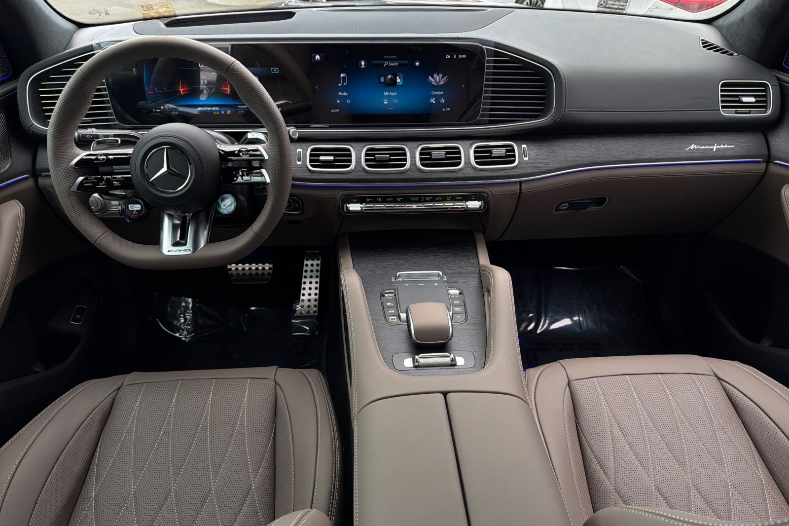 New 2026 Selenite Grey Metallic Mercedes-Benz GLS 63 AMG® image 2