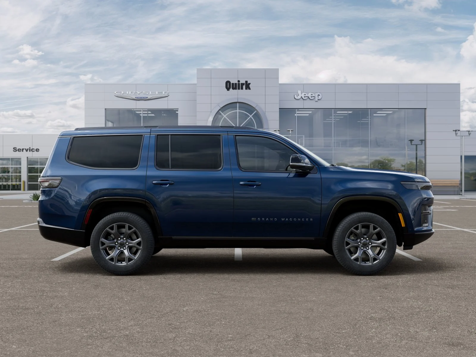 New 2026 Fathom Blue Pearl-Coat Exterior Paint Jeep Limited Altitude image 47