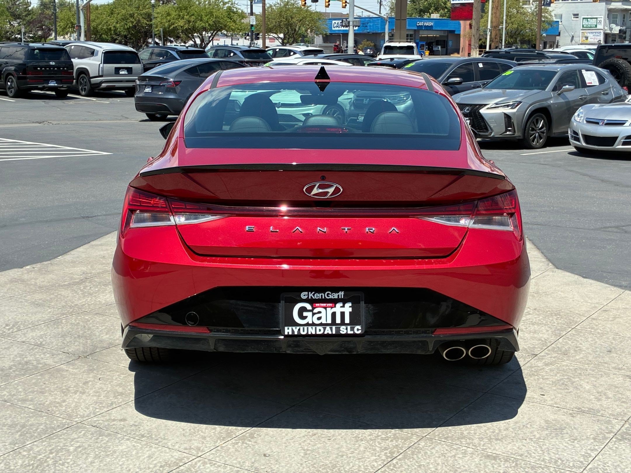 Used 2023 Scarlet Red Pearl Hyundai N Line image 5