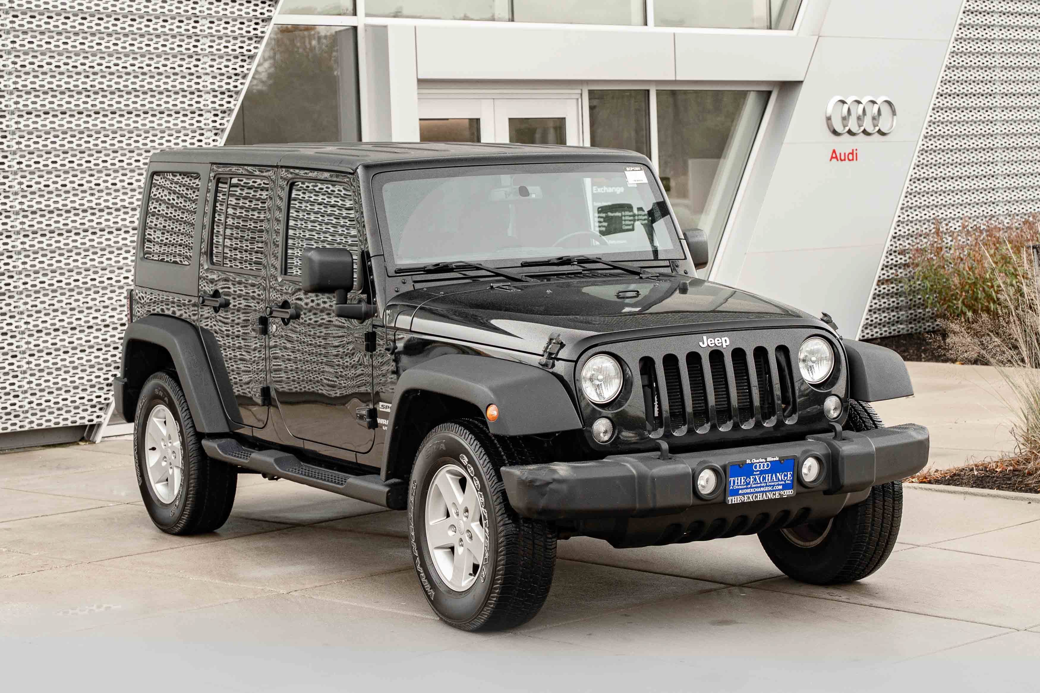 Used 2017 Black Clearcoat Jeep Sport image 2