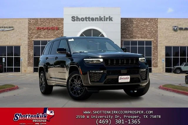 New 2026 Diamond Black Crystal Pearl-Coat Exterior Paint Jeep Summit image 1