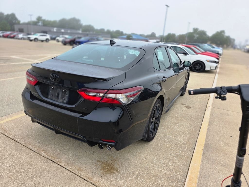 Used 2022 Midnight Black Metallic Toyota SE Nightshade image 4