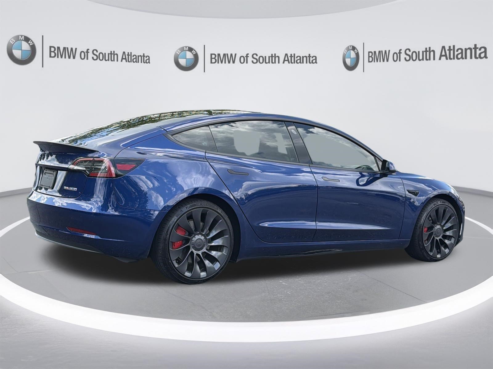Used 2023 Deep Blue Metallic Tesla Performance image 22