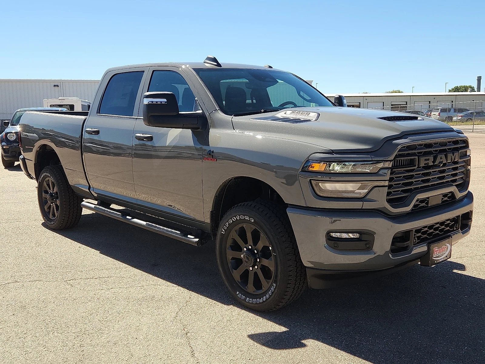 New 2027 Ceramic Gray Clear-Coat  Paint Ram BLACK EXPRESS CREW CAB 4X4 6