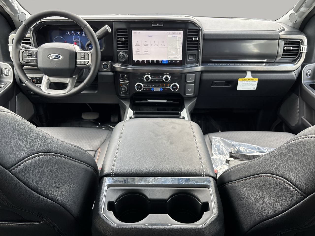 Used 2025 Star White Metallic Tri-Coat Ford Lariat image 12