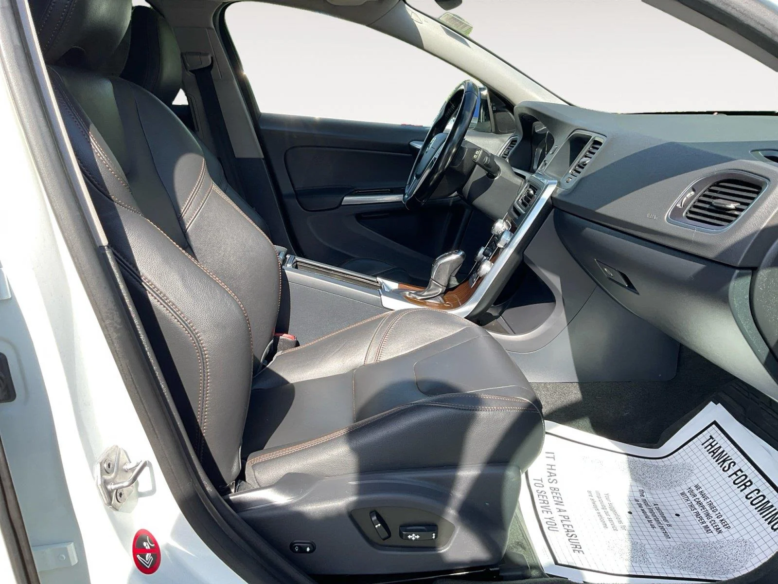 Used 2016 CRYSTAL WHITE VOLVO T5PREMIER image 15