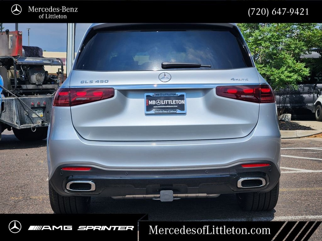 New 2026 Cirrus Silver Metallic Mercedes-Benz GLS 450 image 6
