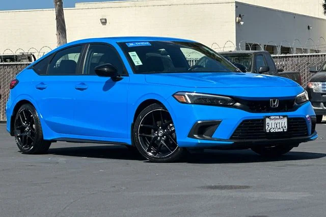 Certified Used 2024 Boost Blue Pearl Honda Sport image 2