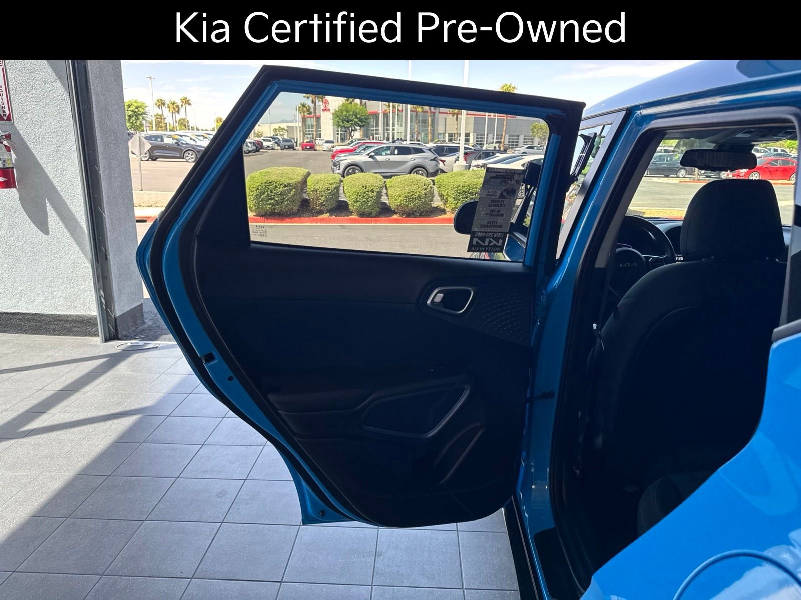 Certified Used 2024 Surf Blue Kia EX image 19