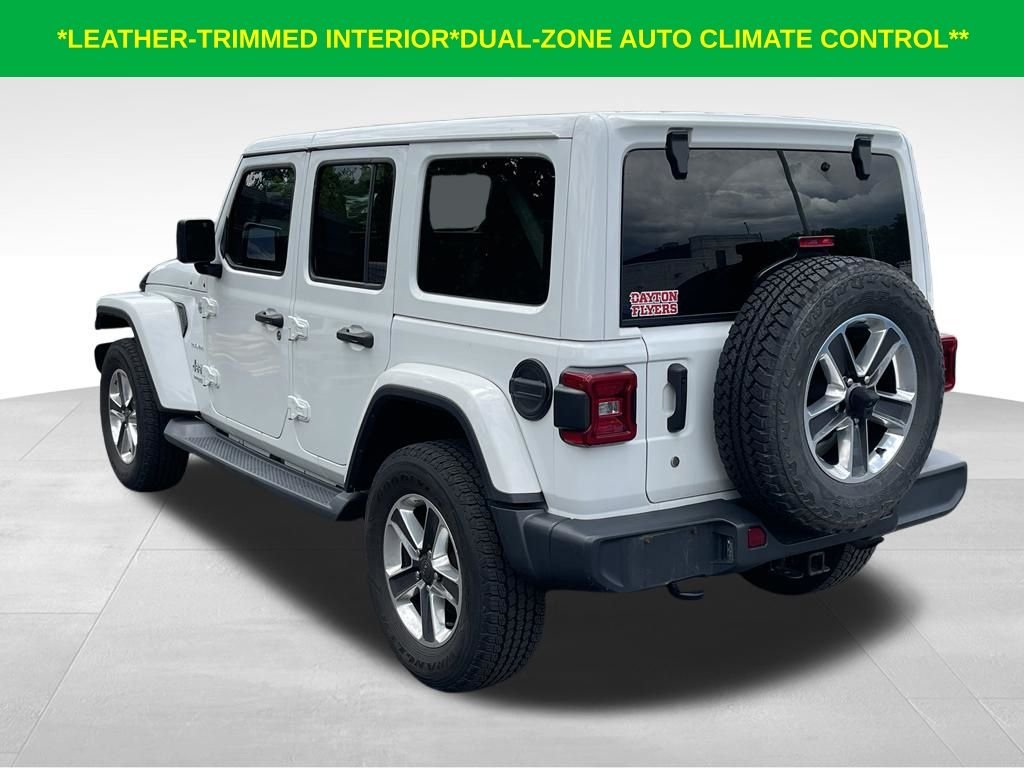 Used 2019 Bright White Clearcoat Jeep Unlimited Sahara image 10
