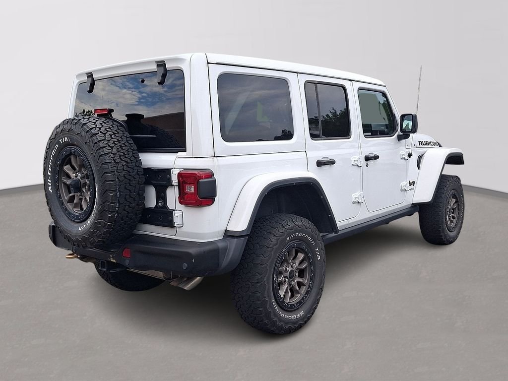 Used 2021 Bright White Clearcoat Jeep Unlimited Rubicon 392 image 4