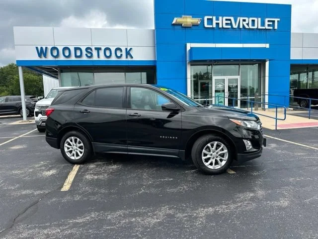 Used 2018 Chevrolet Equinox LS with VIN 2GNAXHEVXJ6164570 for sale in Woodstock, IL