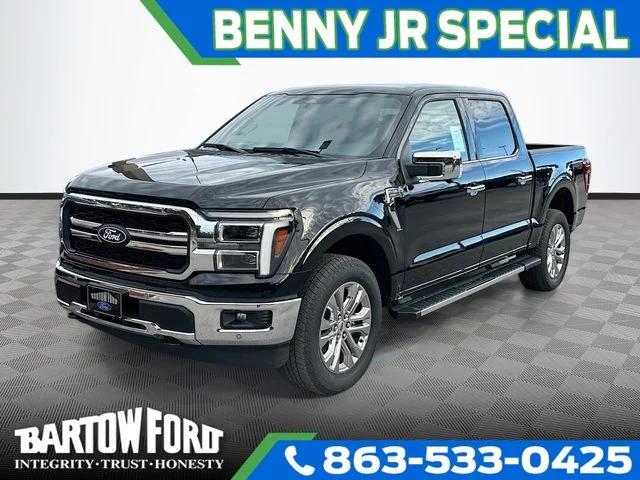 New 2025 Black Metallic Ford Lariat image 1