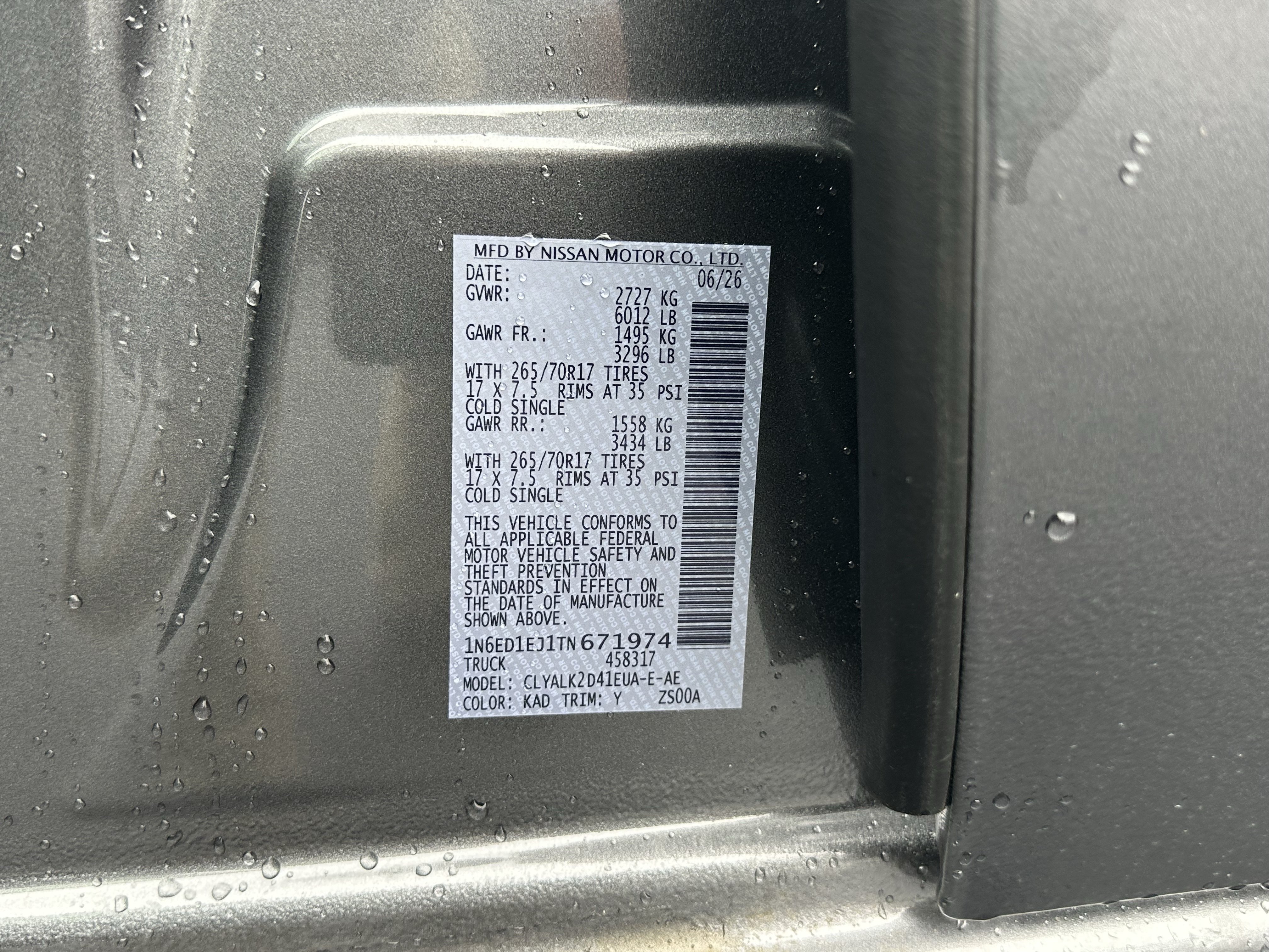New 2026 Gun Metallic Nissan PRO-X image 29