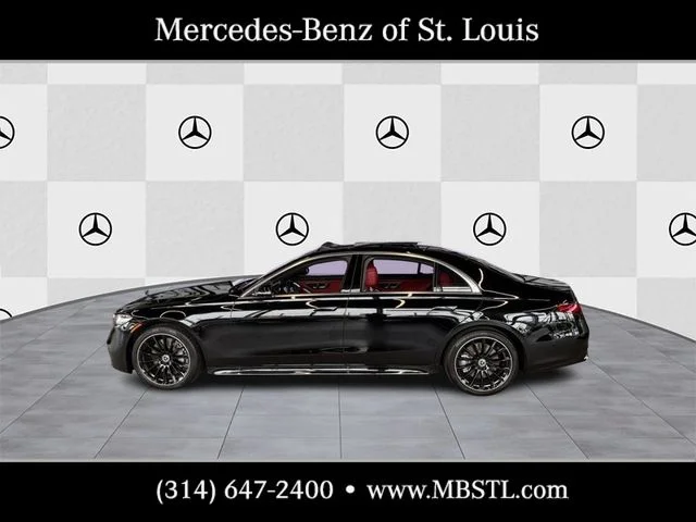 New 2026 Obsidian Black Metallic Mercedes-Benz S 580 image 2