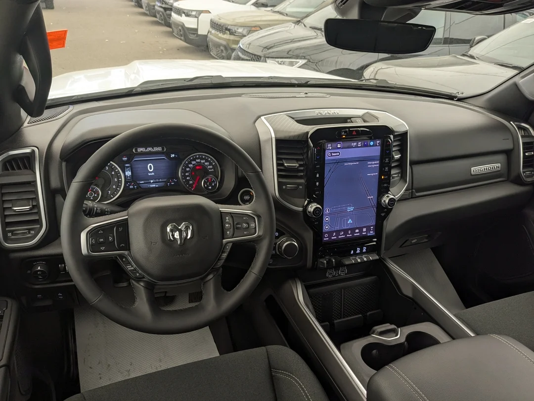 Certified Used 2025 White RAM Big Horn - - 4x4 - Night Edition - Tonneau Cover - Level II - Alpine Audio & More! image 25