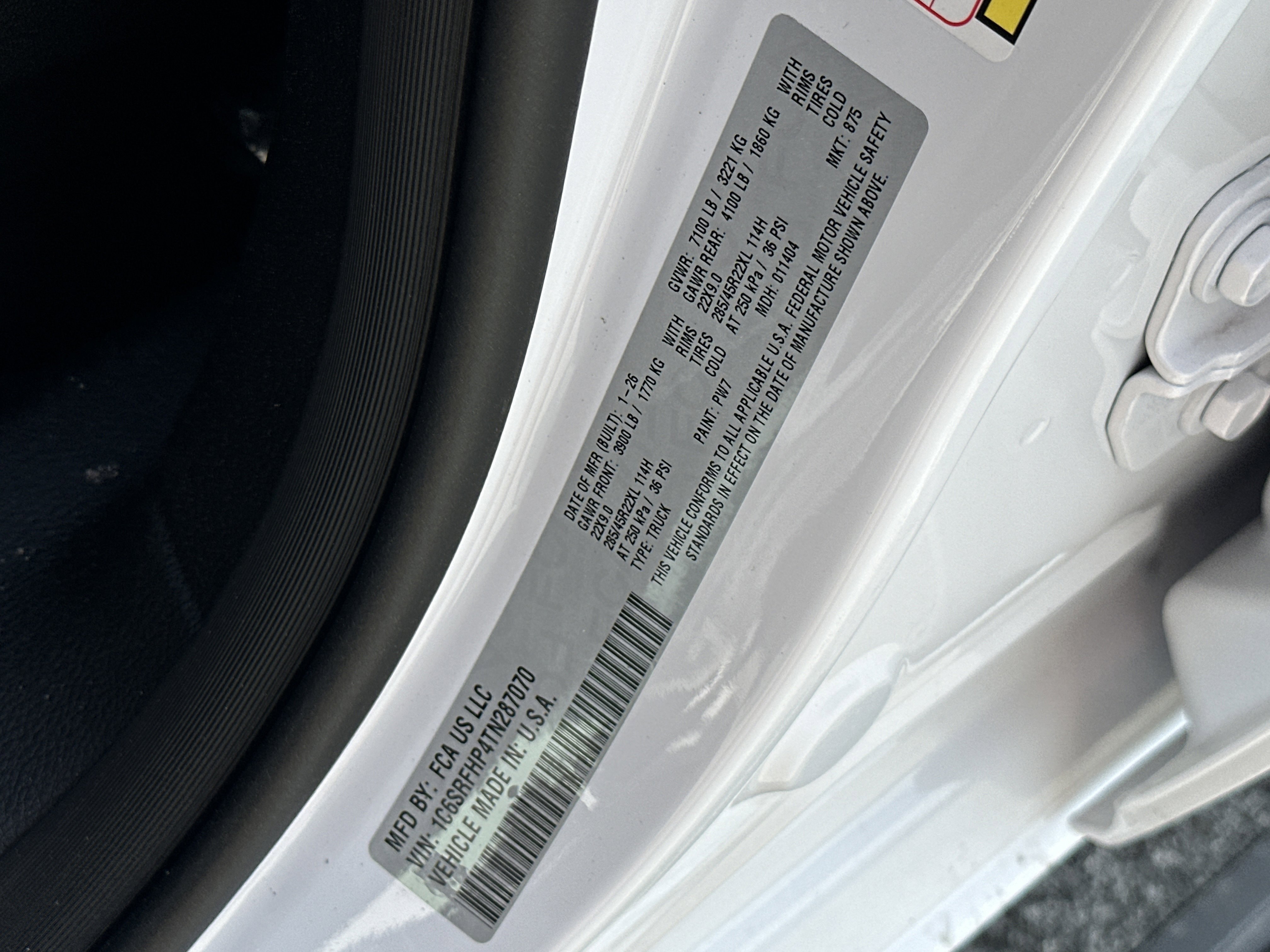 New 2026 Bright White Clear-Coat Exterior Paint RAM Limited image 35