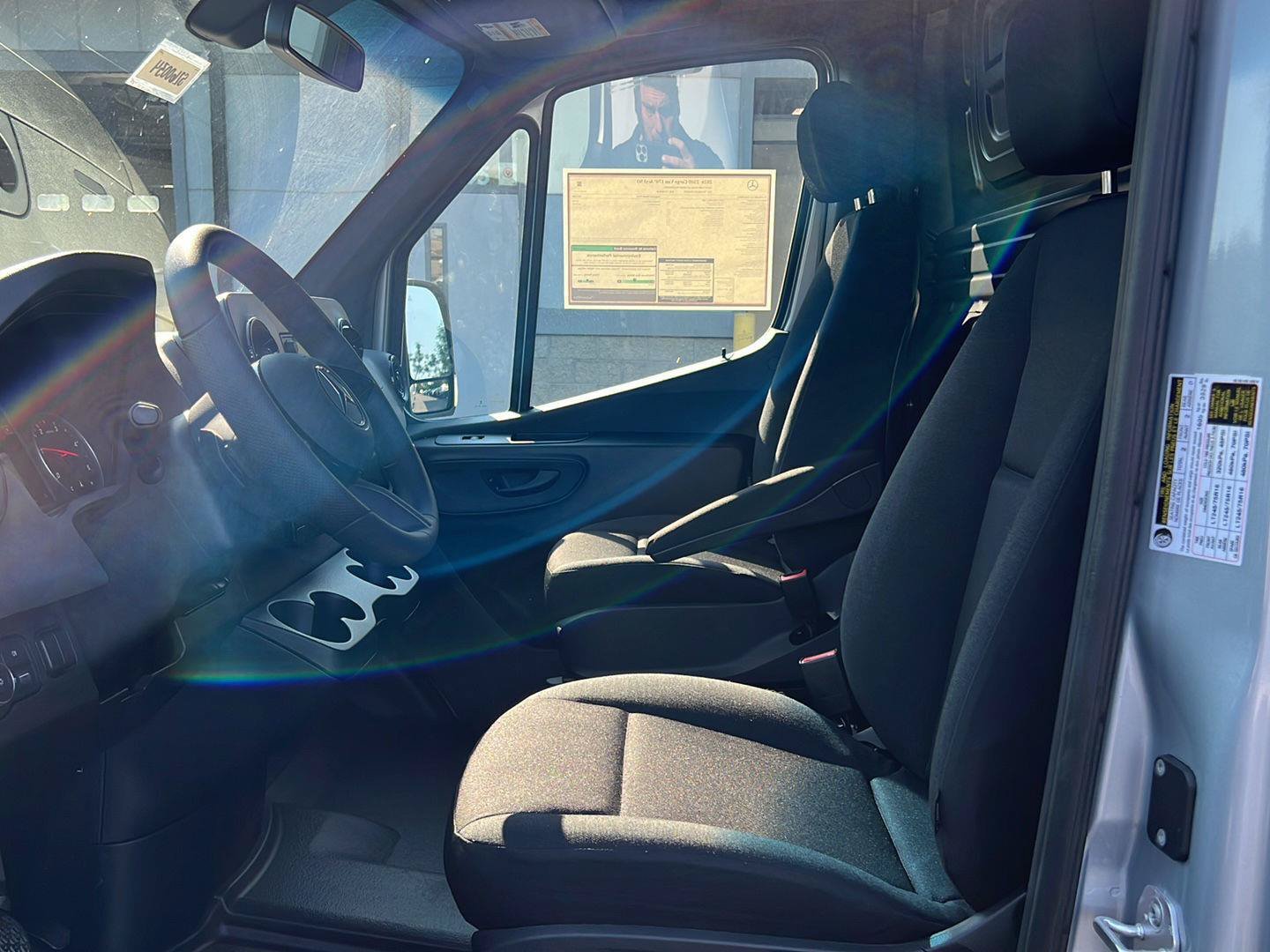 New 2026 high-tech silver metallic Mercedes-Benz Cargo Van 170" 4cyl SO image 30