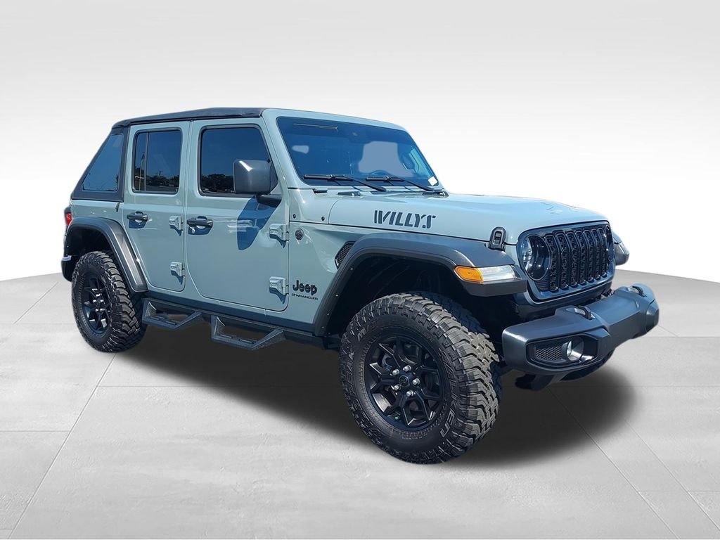 Certified Used 2024 Gray Jeep Sport image 2