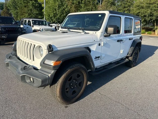 Used 2022 White Jeep Unlimited Sport image 7