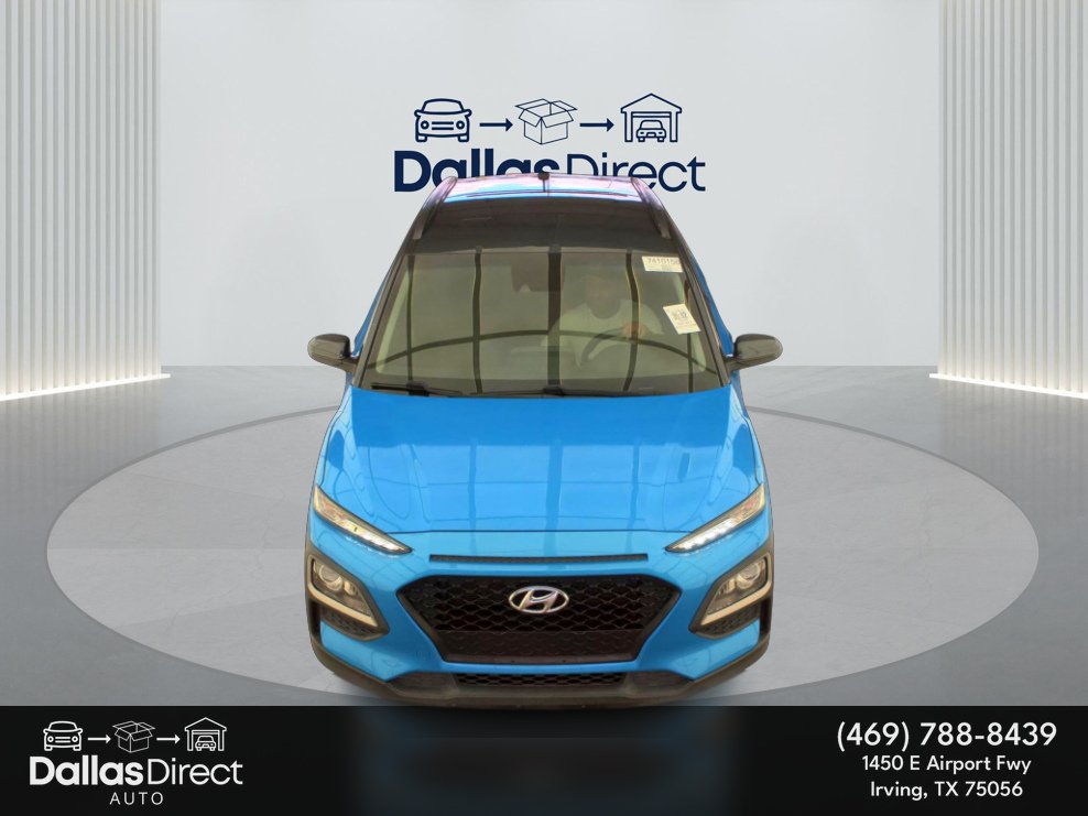 Used 2019 Surf Blue w/Dark Gray Roof Hyundai SEL image 3