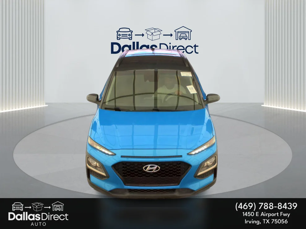 Used 2019 Surf Blue w/Dark Gray Roof Hyundai SEL image 3