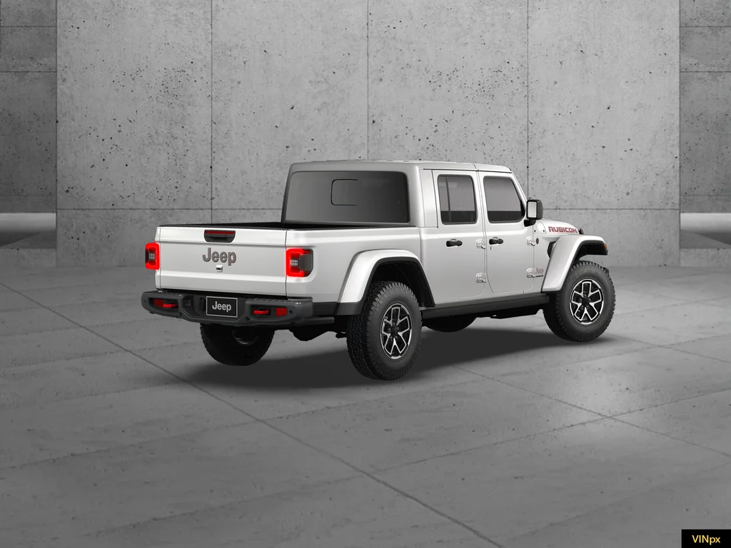 New 2026 Bright White Clear-Coat Exterior Paint Jeep Rubicon X image 6