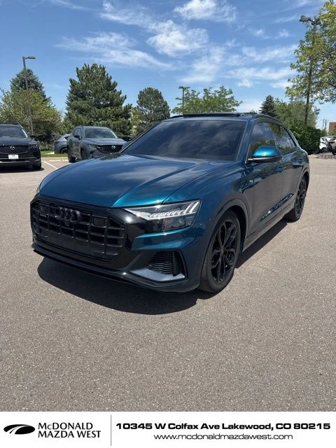 Used 2021 Blue Audi 55 Prestige image 1