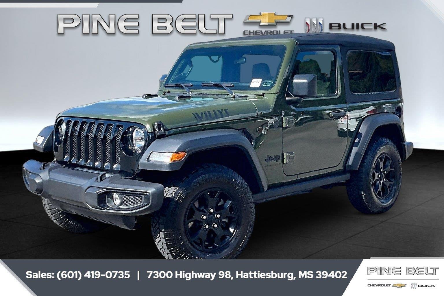 Used 2023 Sarge Green Clearcoat Jeep Willys Sport image 10