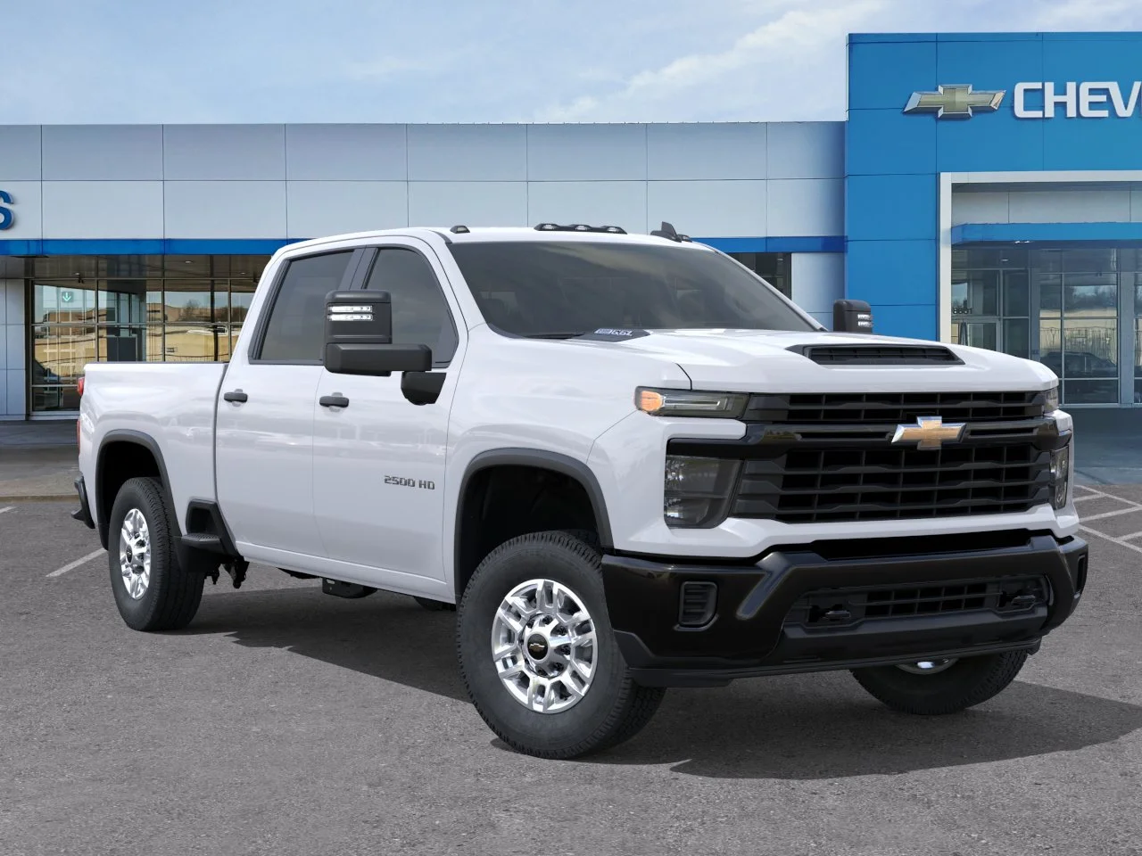 New 2026 Summit White Chevrolet Work Truck image 8