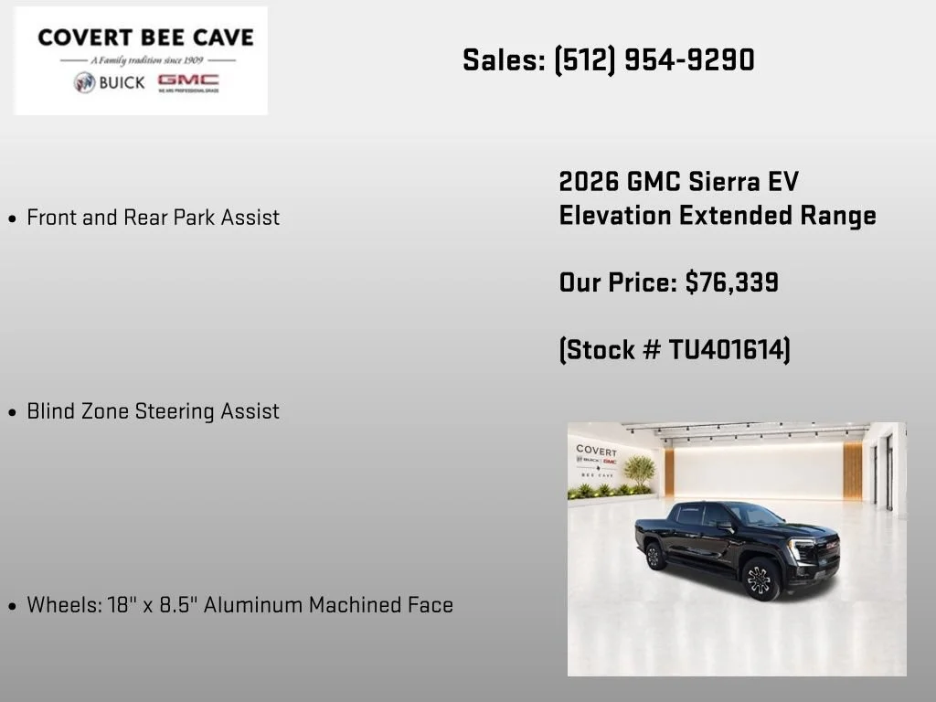 2026 GMC Sierra EV Elevation - Photo 19