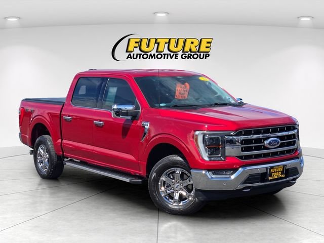 Used 2022 Red Ford Lariat image 1