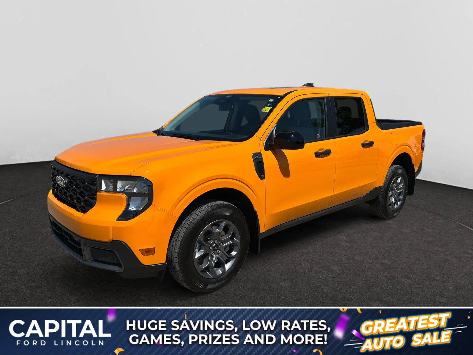 New 2026 Orange Fury Metallic Tri-Coat Ford XLT image 1