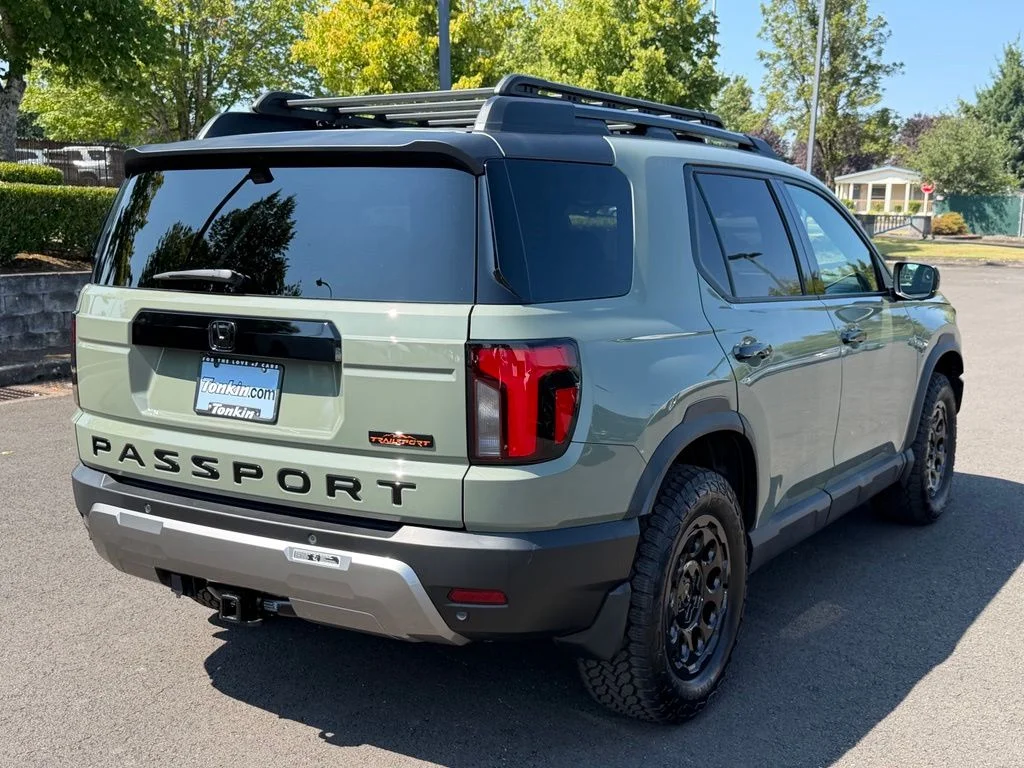 New 2026 Ash Green Metallic Honda TrailSport Elite Blackout image 8