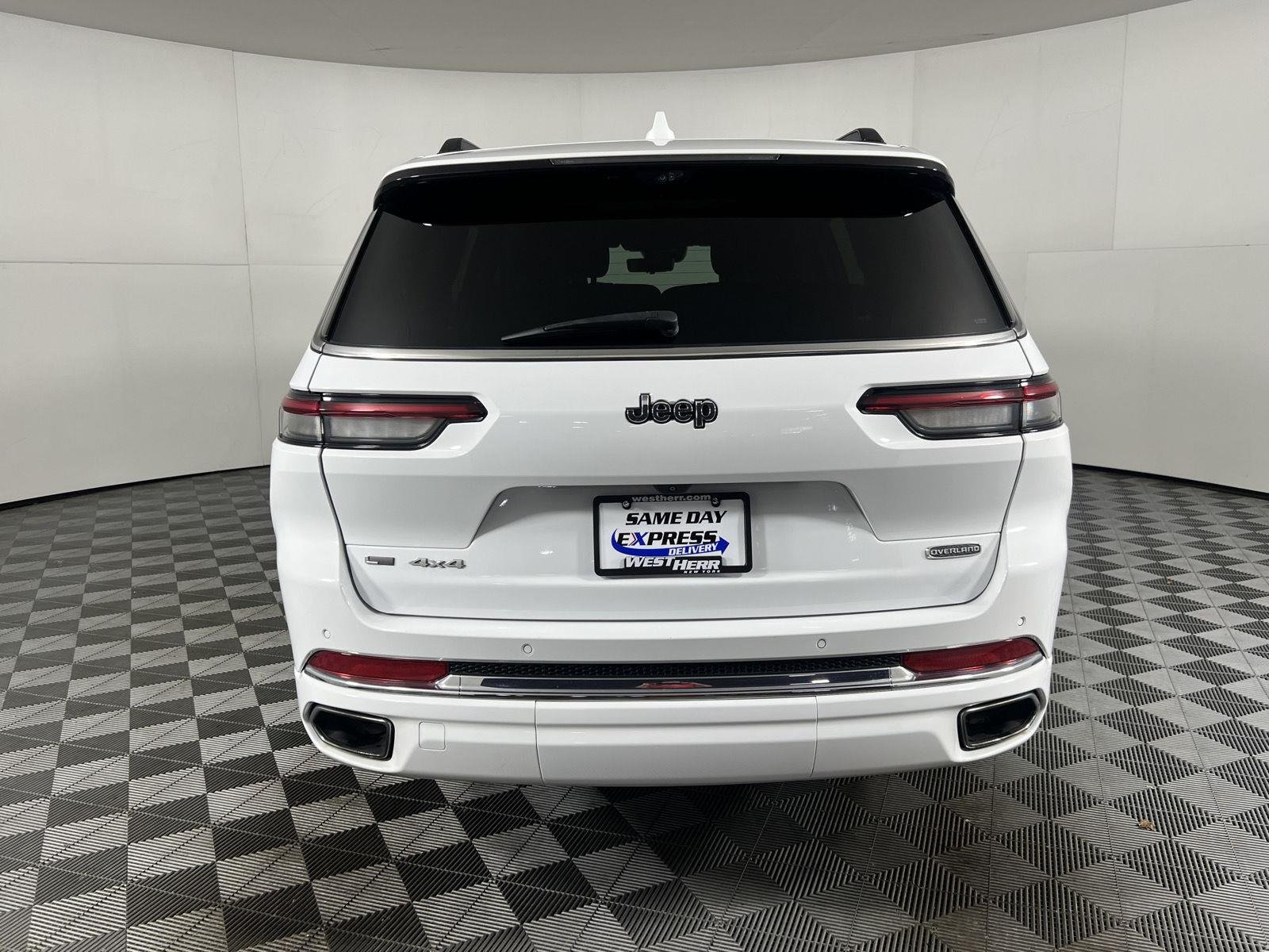Used 2021 Bright White Clearcoat Jeep Overland image 8
