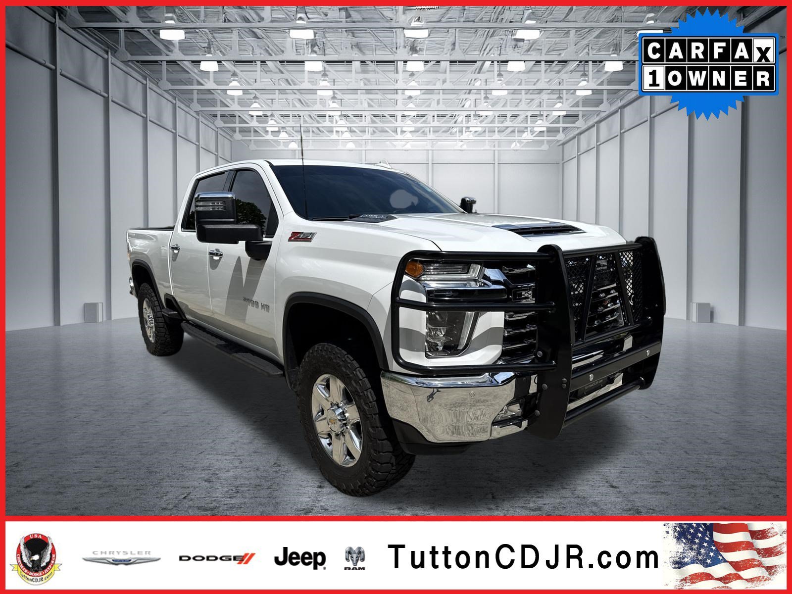 Used 2022 Summit White Chevrolet LTZ image 1